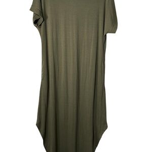 Olive Green Midi Dress
